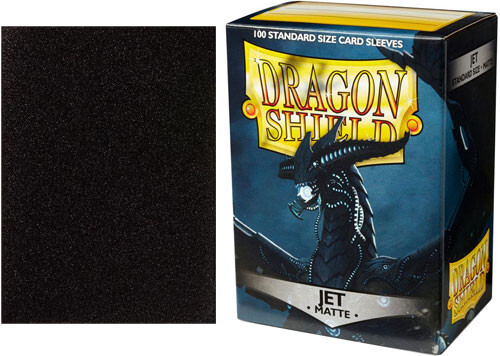 

Карточная игра Arcane Tinmen Dragon Shield Sleeves: Matte - Jet (100)