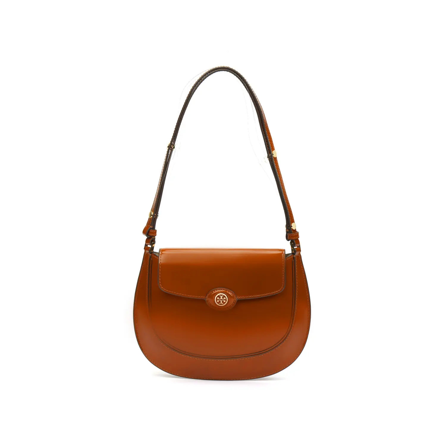 

TORY BURCH Робинсон Спэззолато Маленькая Сумка Клатч Тёмная Сиена