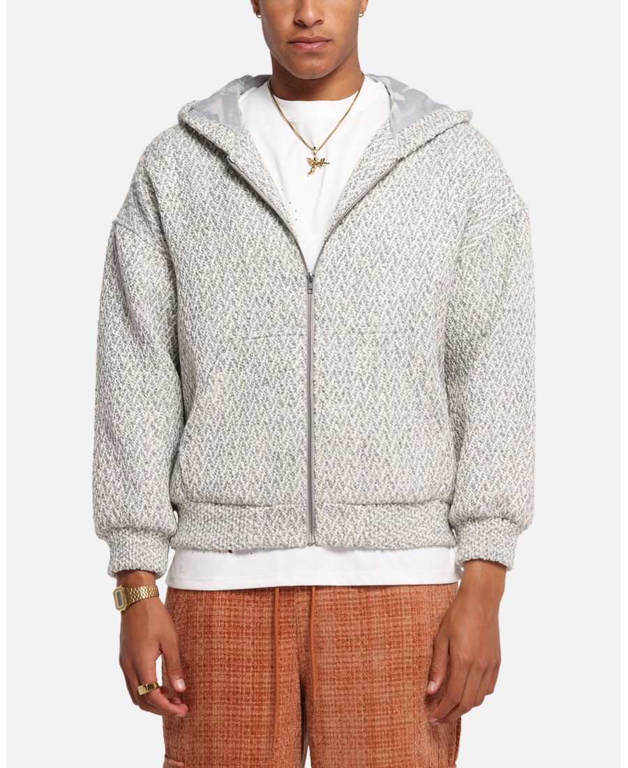 

Мужская толстовка на молнии из твида букле XXIII, No Color