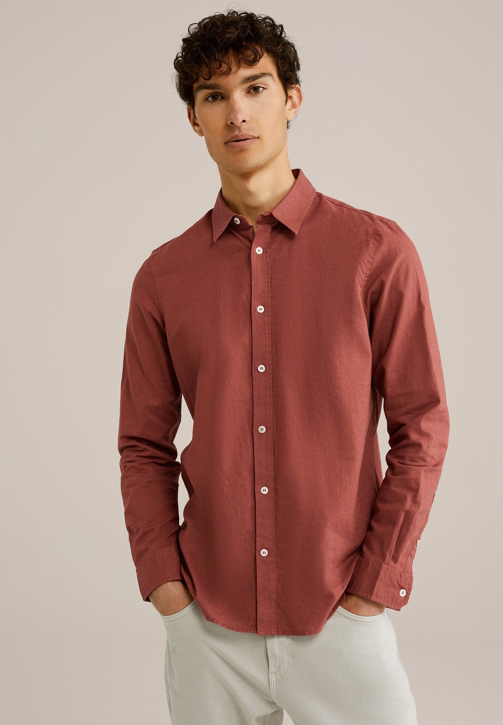 

Рубашка THE LINEN WE Fashion, цвет Rust Brown