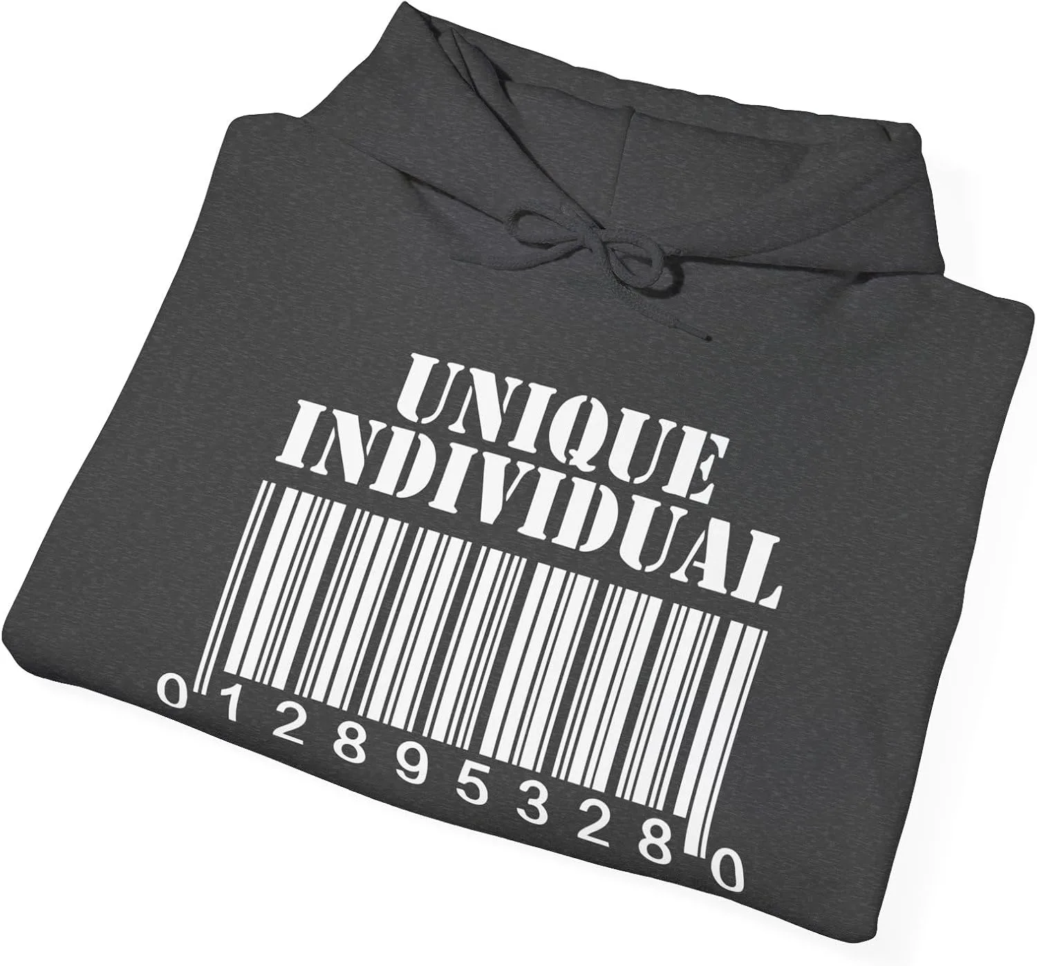 Be Unique Barcode Shirt Hoodie, худи унисекс — фото 4