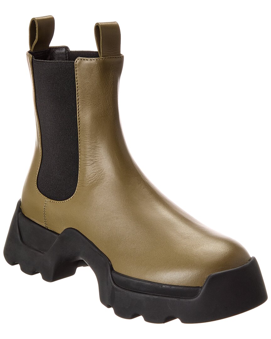 Proenza Schouler Кожаные Челси-ботинки Stomp, зеленый