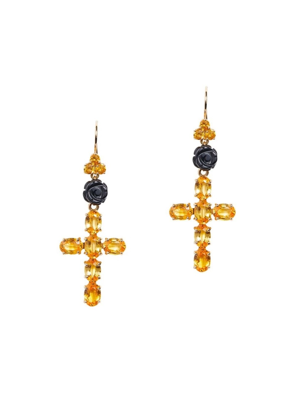 

Серьги Family в форме крестов Dolce & Gabbana, золотой