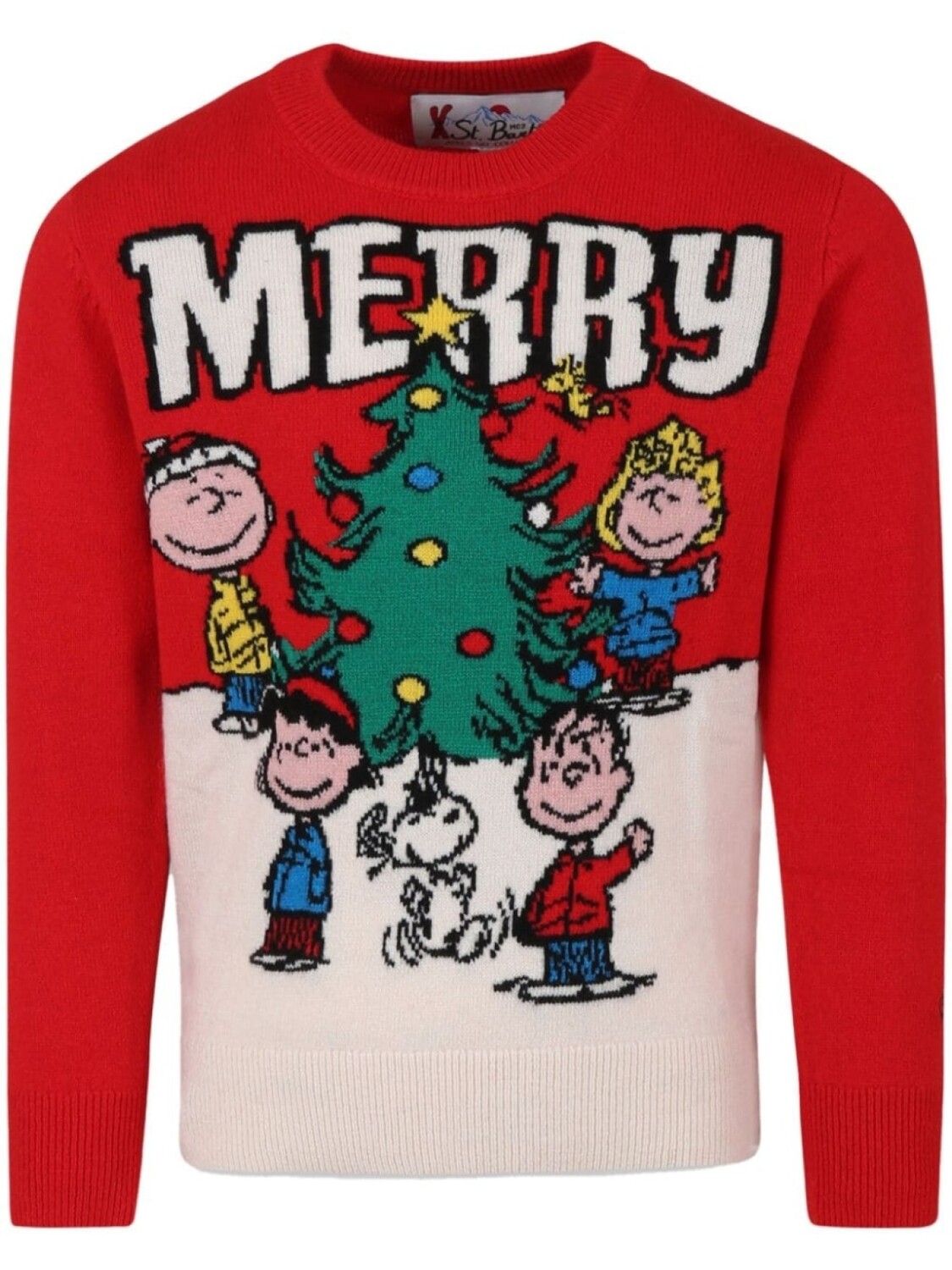 

MC2 Saint Barth Kids джемпер Peanuts, красный