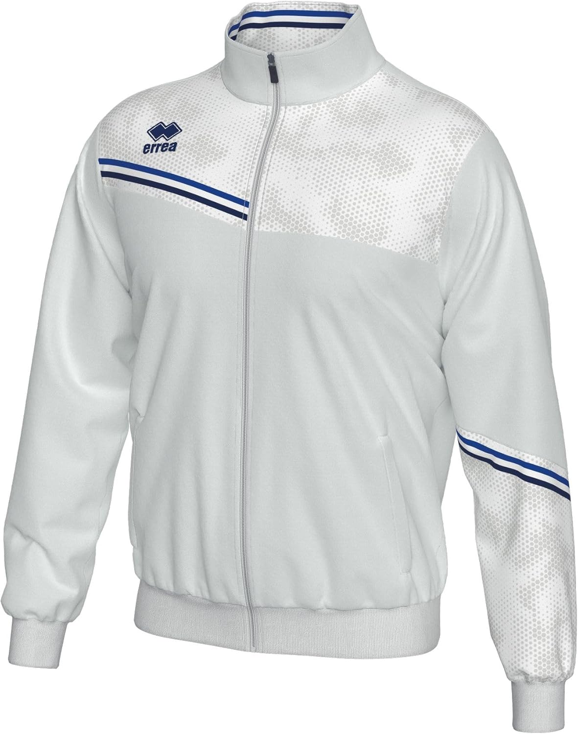 

Мужская толстовка ERREA ELTON на молнии с карманами , белый/синий/темно-синий