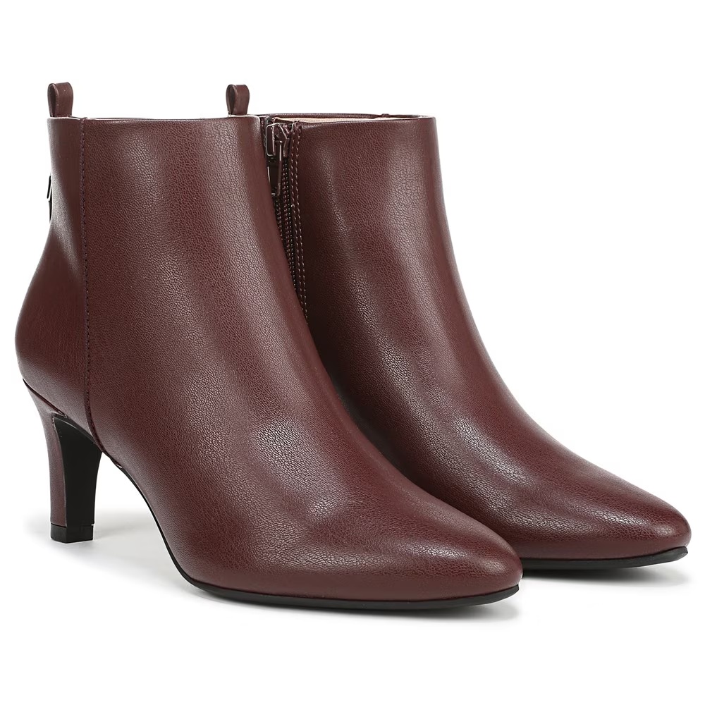 Ботильоны с блестками Lifestride, california wine smooth leather