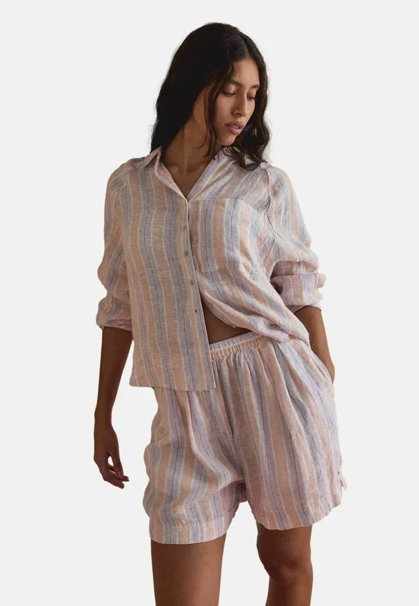 Шорты Next, pink lilac stripe, розово-сиреневый в полоску