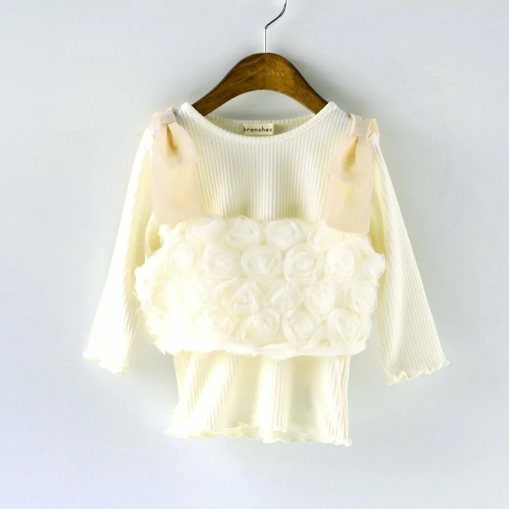 Комплект из топа-бюстье из розового тюля. Branshes, ivory — фото 2