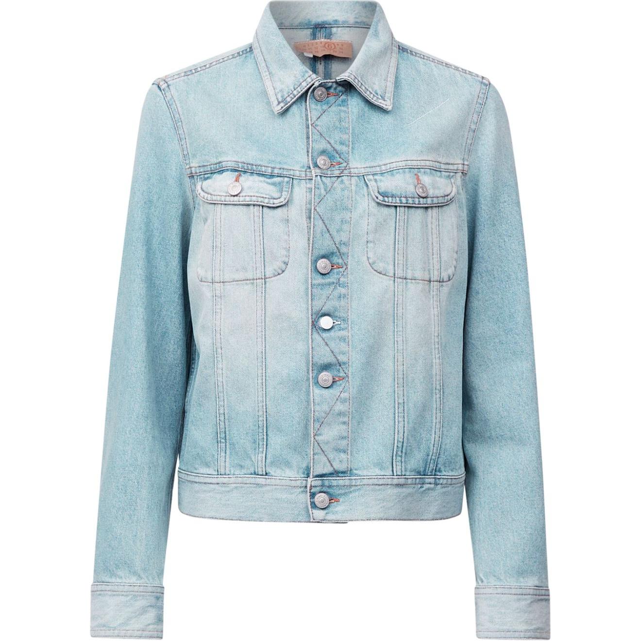 

MM6 Maison Margiela Куртка с вырезами, Light Blue