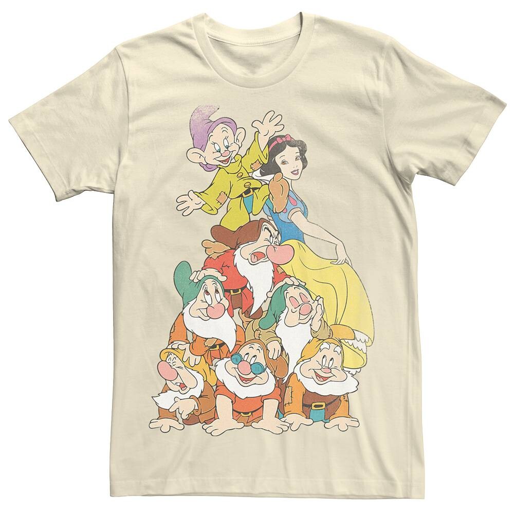 

Мужская футболка Disney's «Белоснежка и семь гномов» Licensed Character, цвет Natural