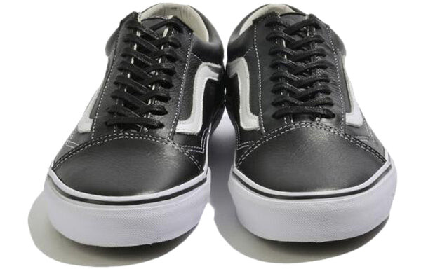 Кроссовки vault old skool vlt lx leather black/white Vans, черный — фото 4