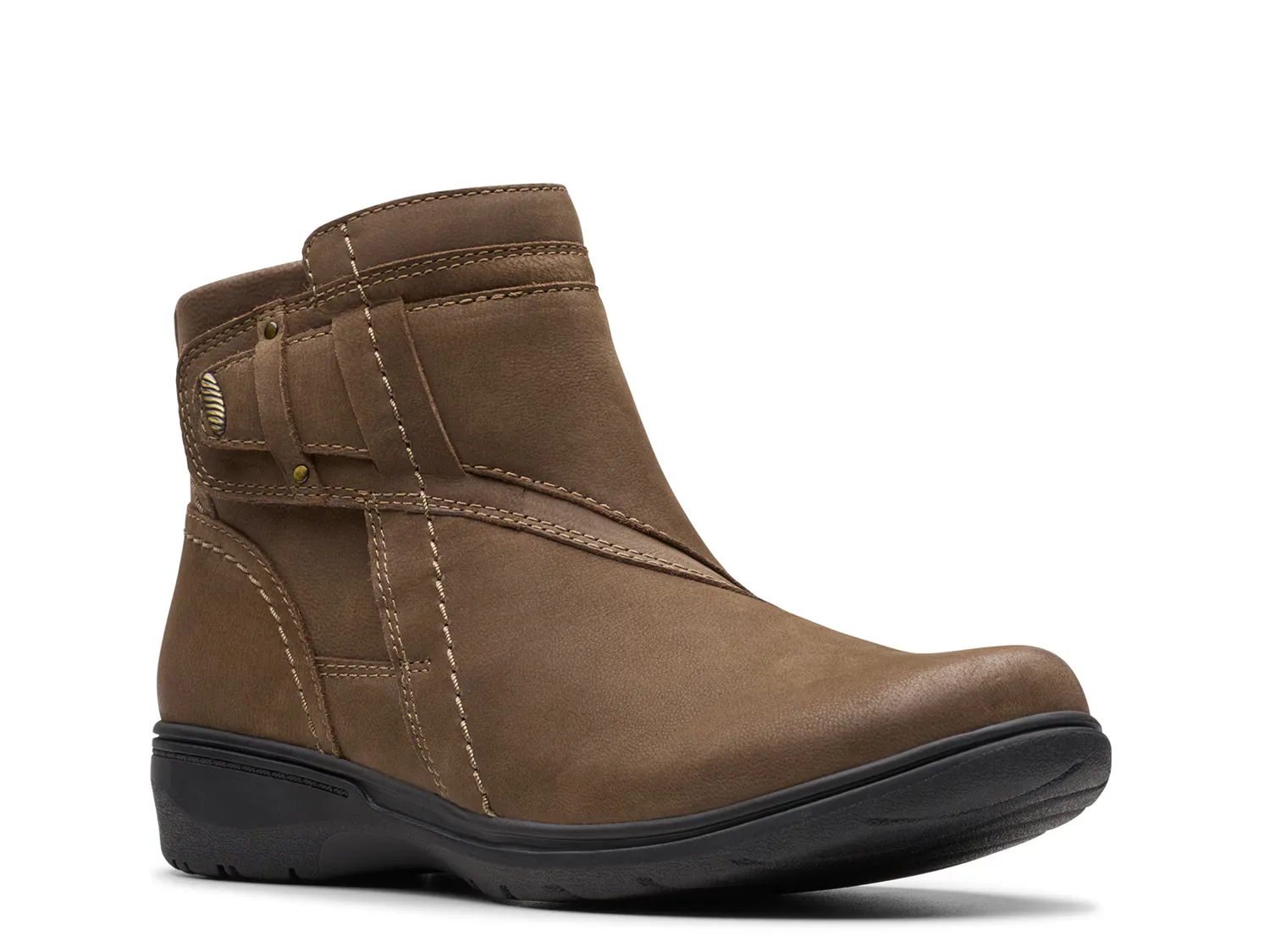 Ботильоны Carleigh Style Bootie Clarks, цвет mushroomnubuck