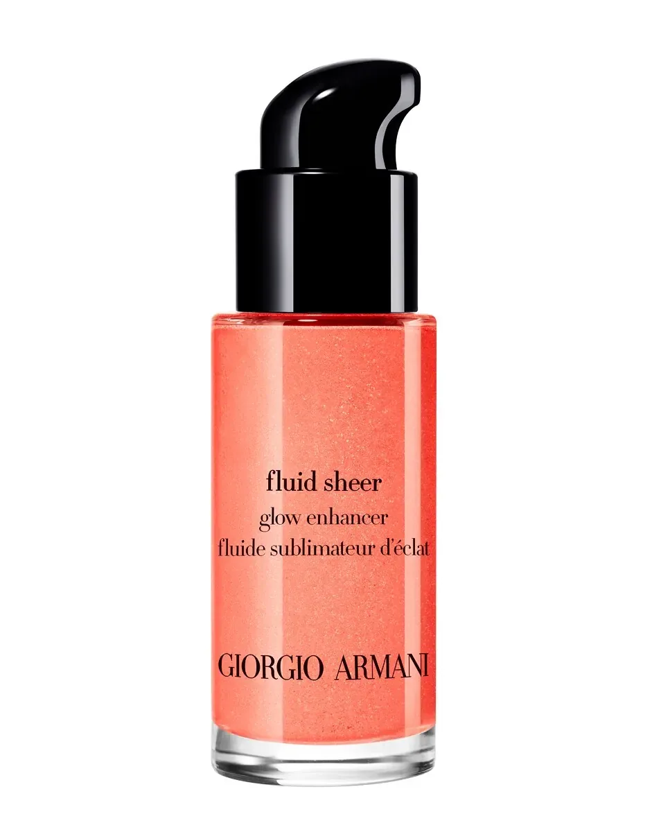 Жидкий хайлайтер Fluid Sheer Легкое сияющее покрытие Giorgio Armani, 5 — фото 2