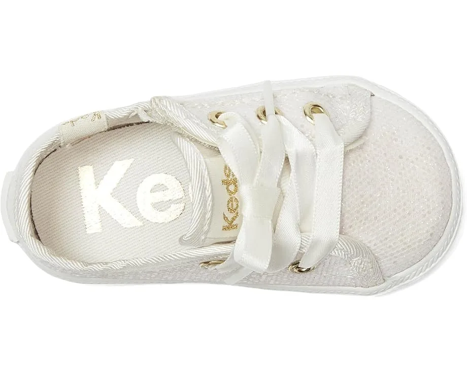Кроссовки Keds Kids Kickstart Celebrations (Infant/Toddler), Ivory Sparkle — фото 2