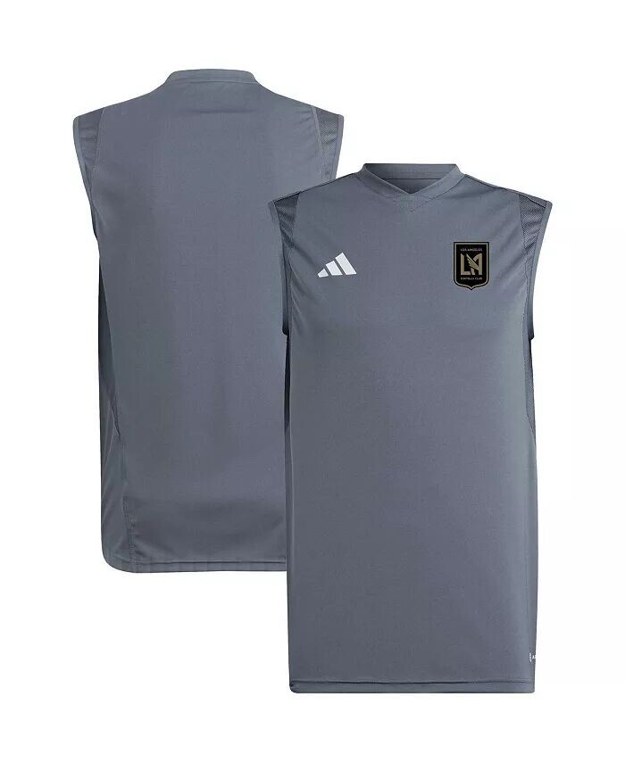 

Мужская серая тренировочная майка без рукавов для тренировок LAFC 2023 Adidas