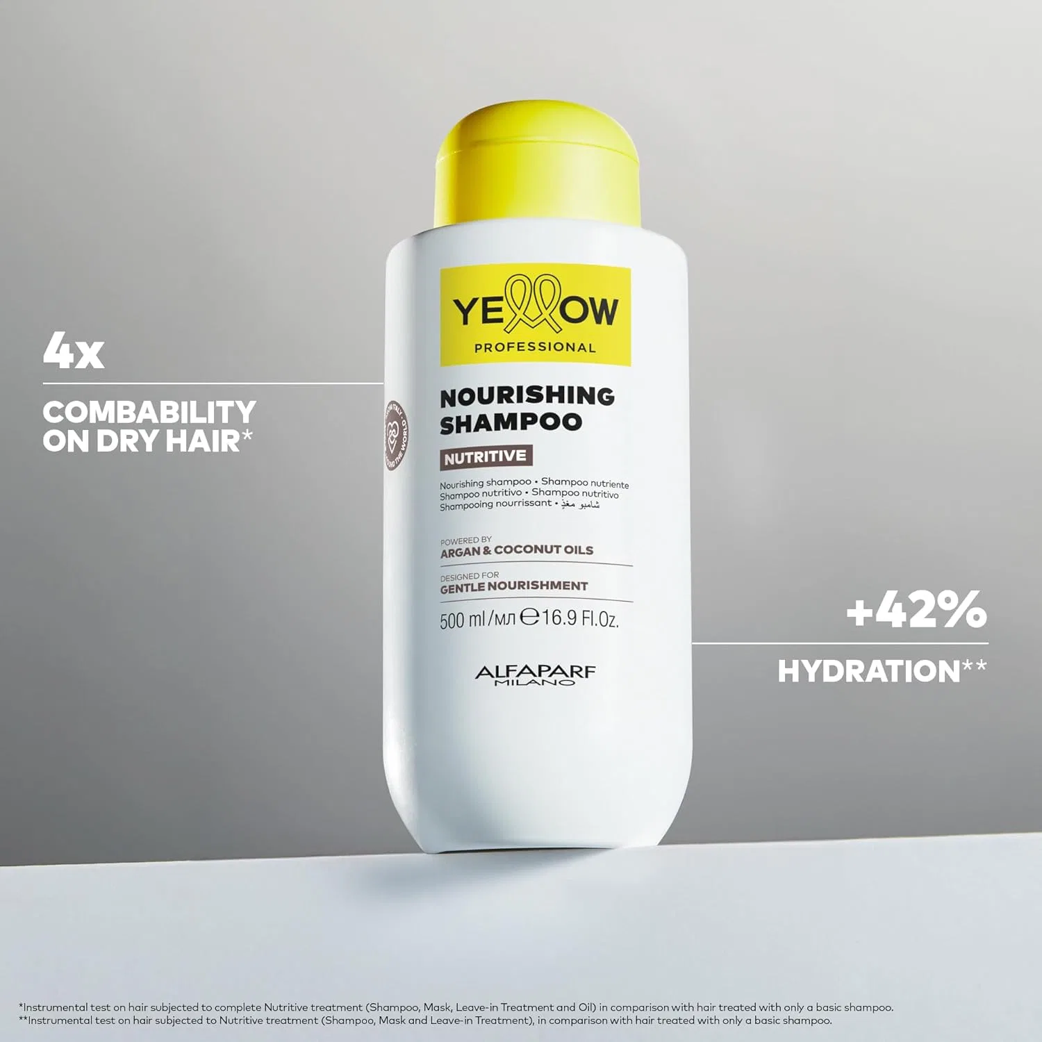 Питательный шампунь ALFAPARF MILANO Yellow Professional Nutritive для сухих волос 1000 мл Alfaparf Milano — фото 2