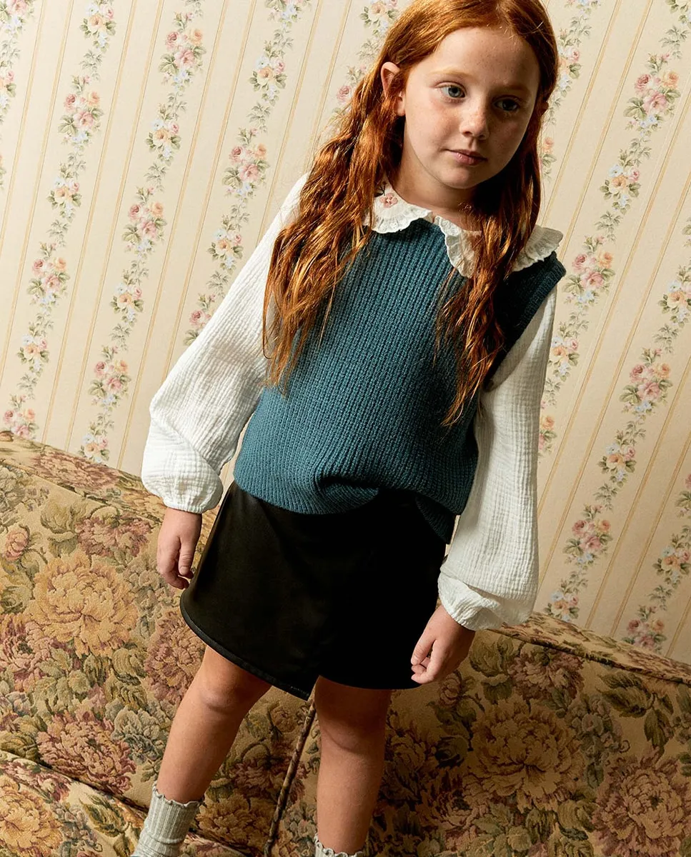 

Трикотажная блузка Sfera, синий