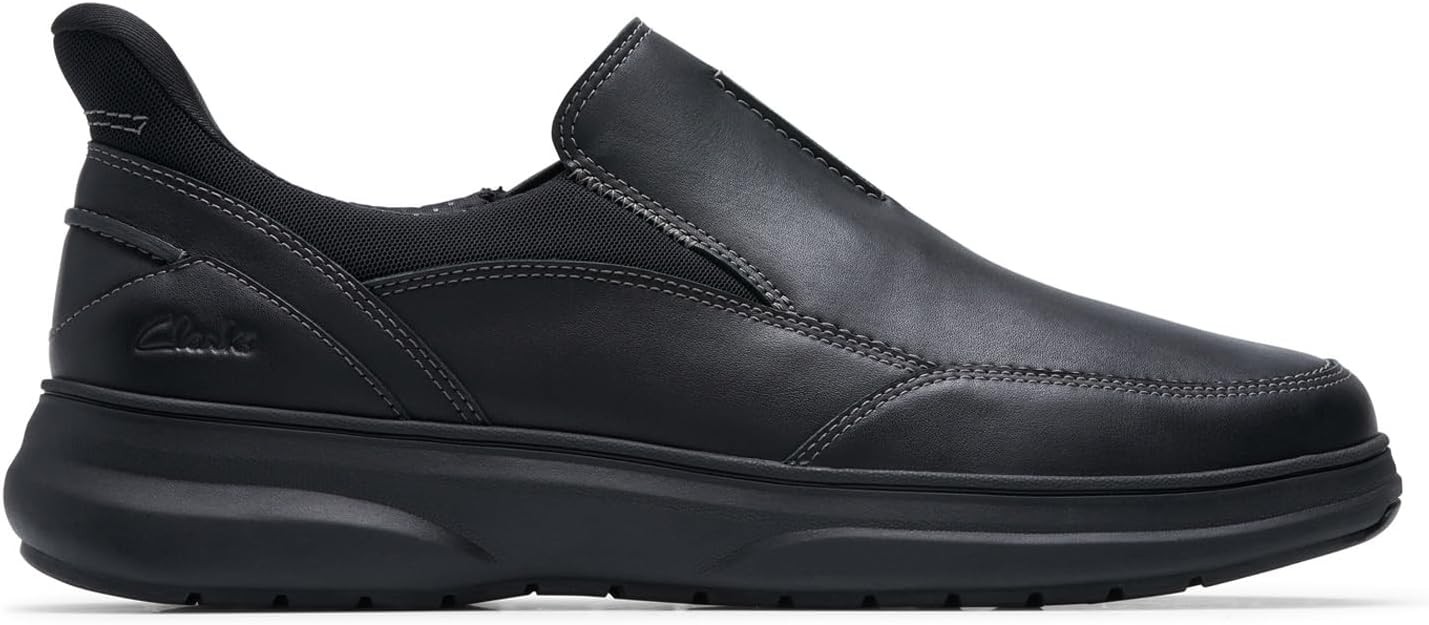 Мужские слипоны Clarks Mullan Step, черный — фото 2