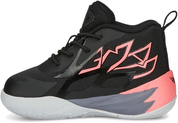 Кроссовки для малышей PUMA Toddler Boys Mb.02 Q1 Comm Basketball - Черные — фото 3