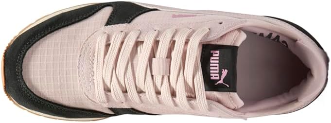 Детские кроссовки PUMA St Miler на шнуровке для мальчиков, повседневные - розовые — фото 4