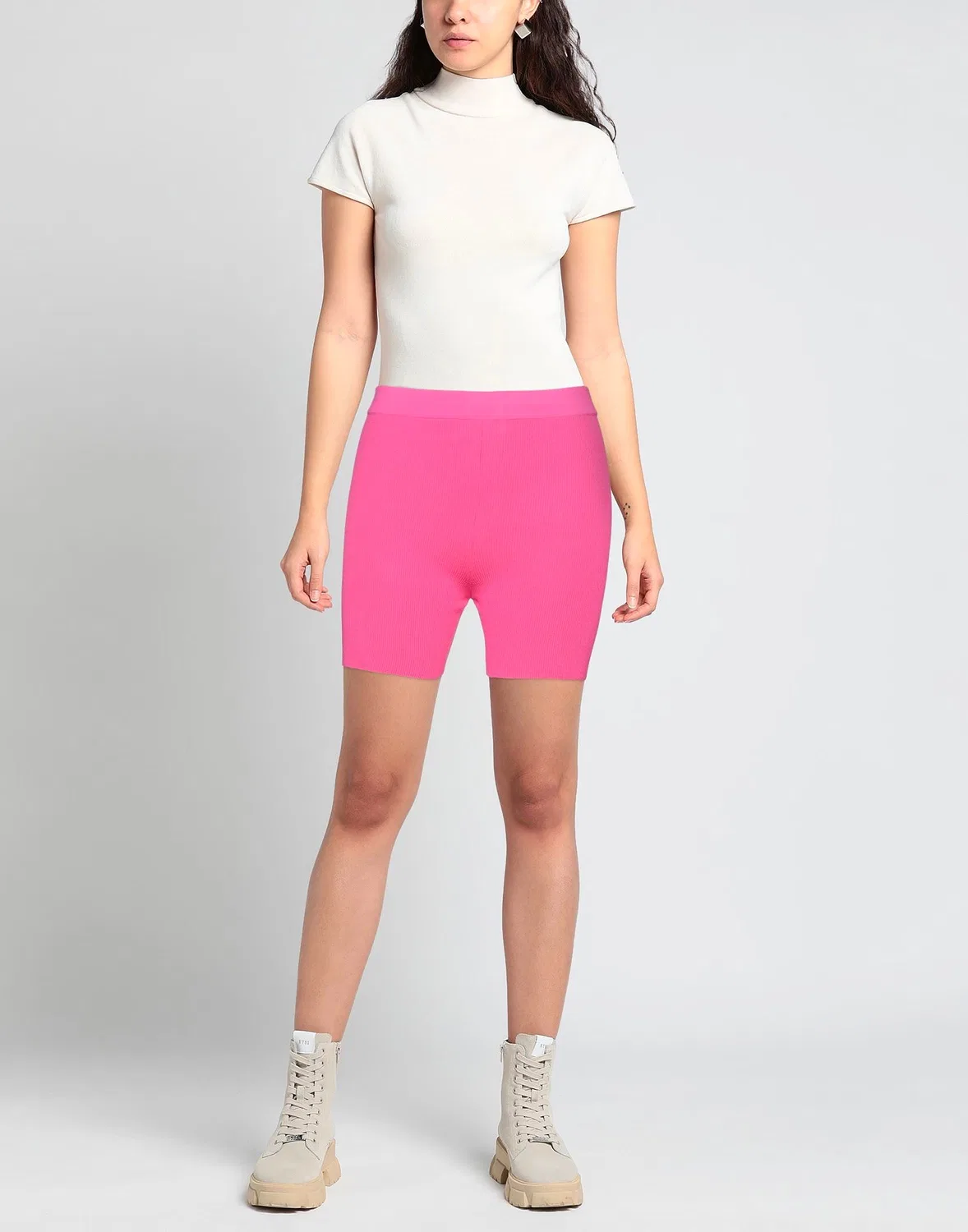 Шорты высокие джерси Fuchsia JACQUEMUS — фото 2