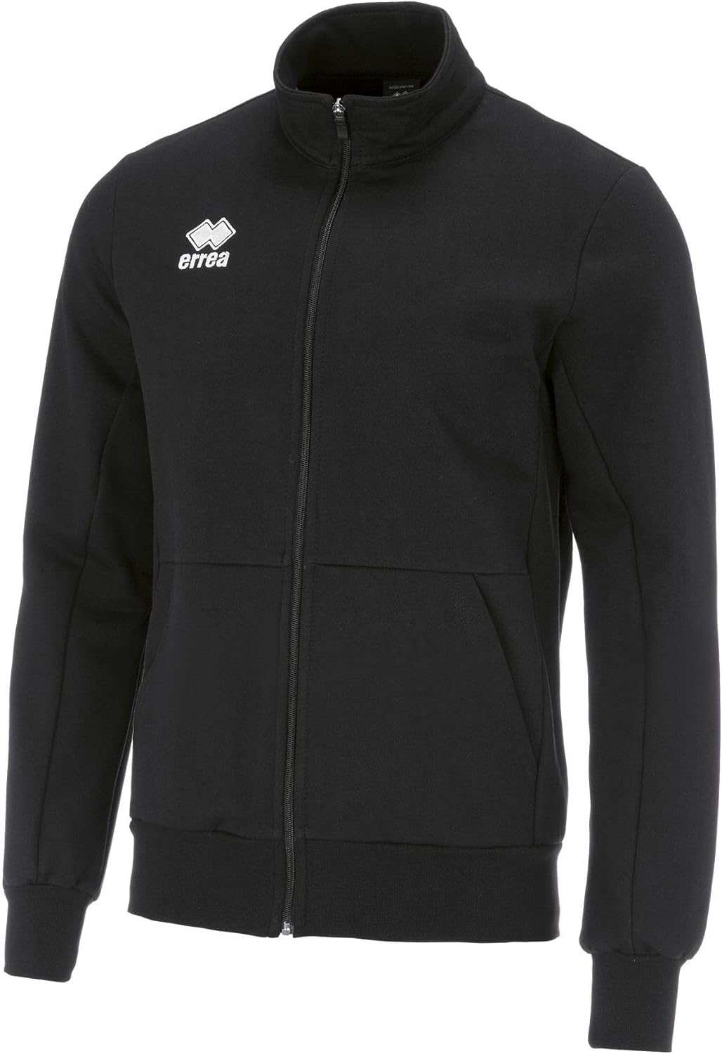 

Толстовка на молнии ERREA, унисекс (DAVID), высокий воротник, боковые карманы, хлопковая смесь , черный