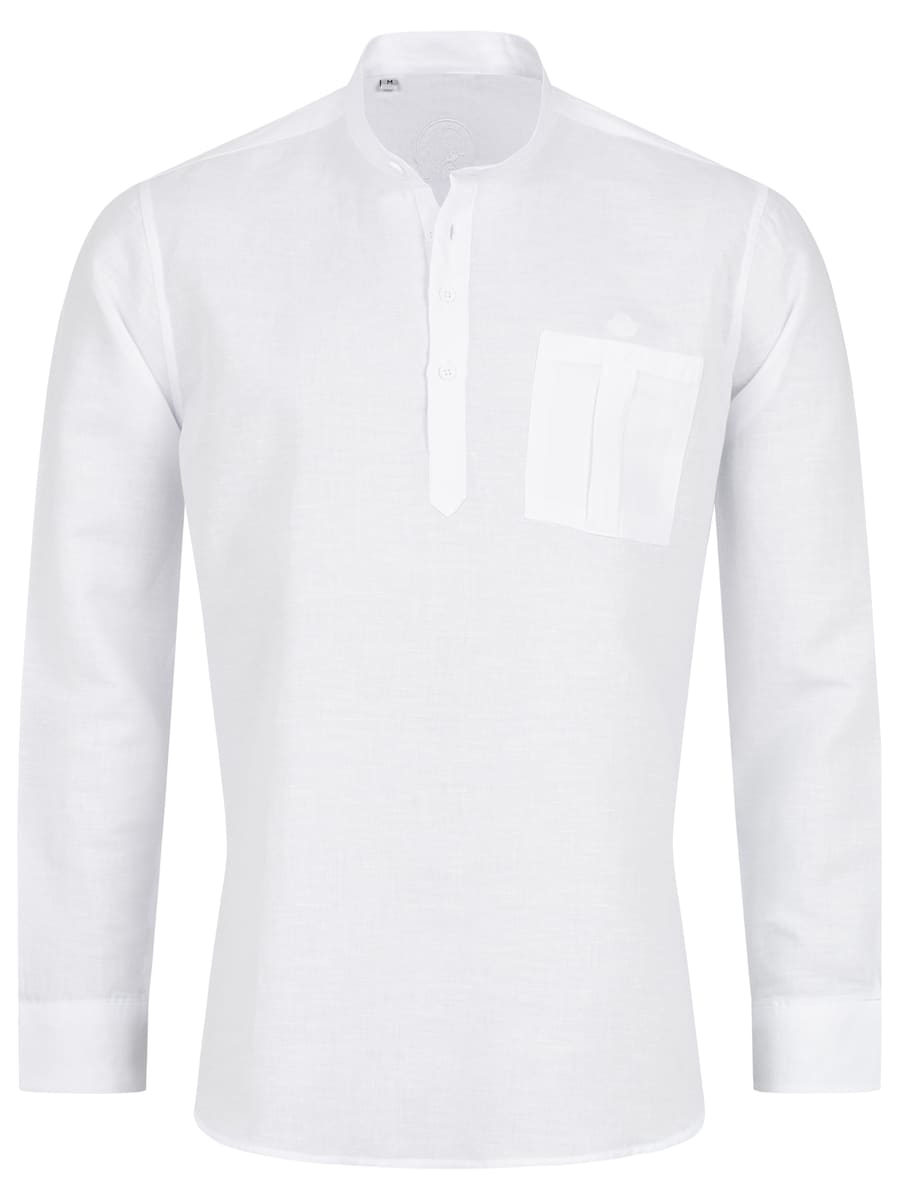 

Рубашка на пуговицах классического кроя Indumentum, белый