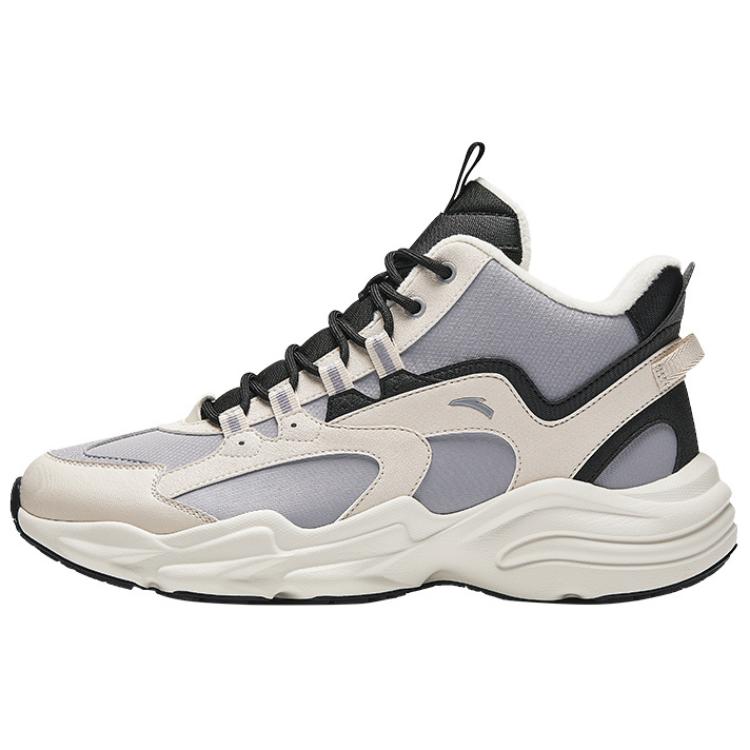 

ANTA Мужские повседневные кроссовки Walker Durable Warm Mid-Top бежево-серого цвета