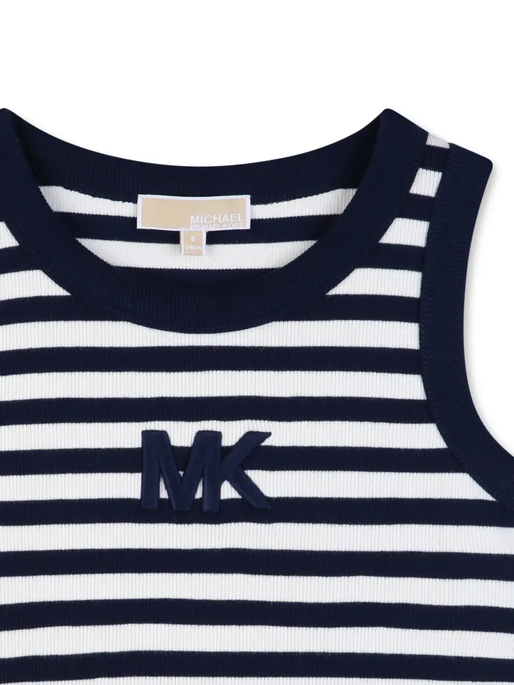 Полосатая майка Michael Kors Kids, белый — фото 3