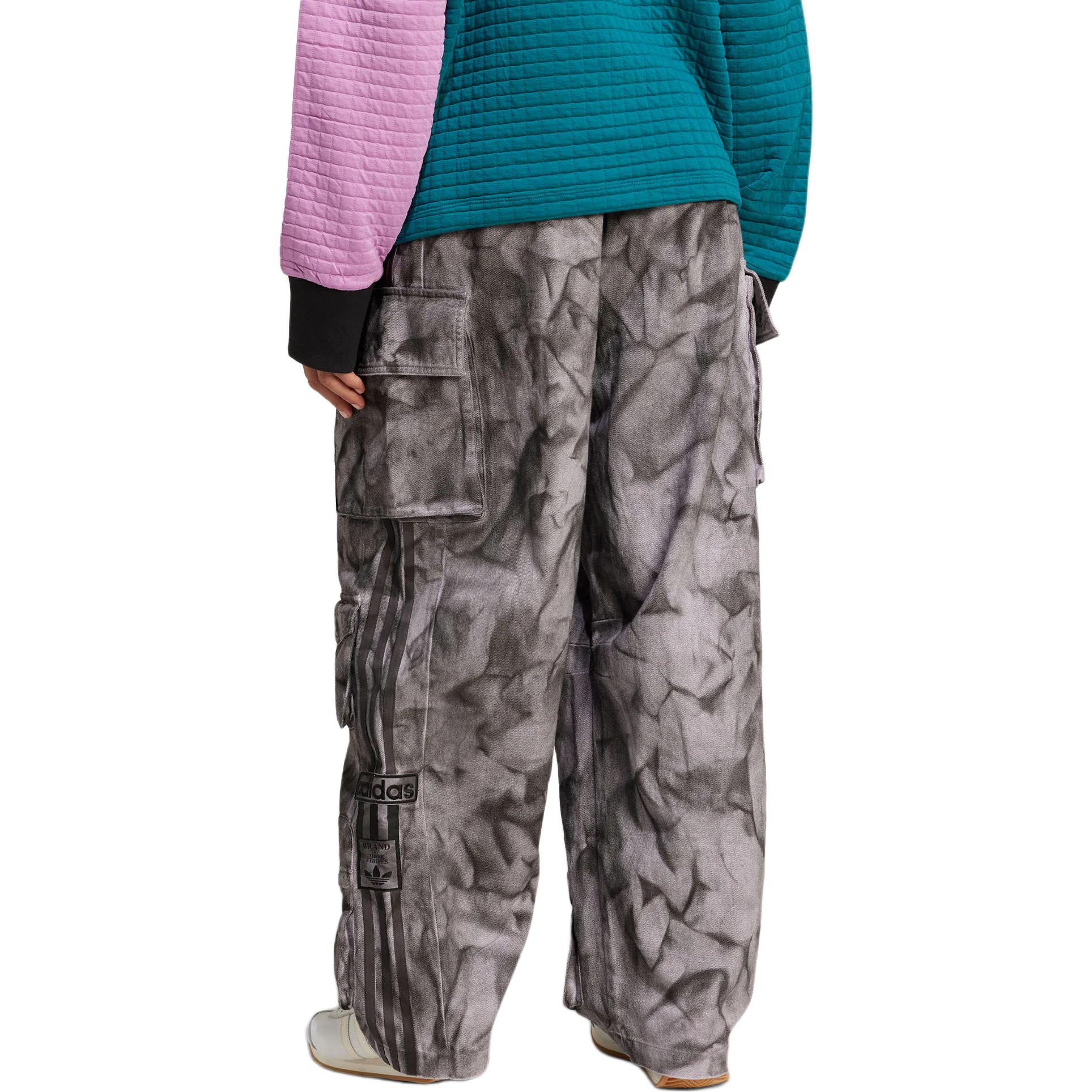 Adidas Camouflage Print Cargo Trousers Adidas Originals, Shadow Trail Gray — фото 4