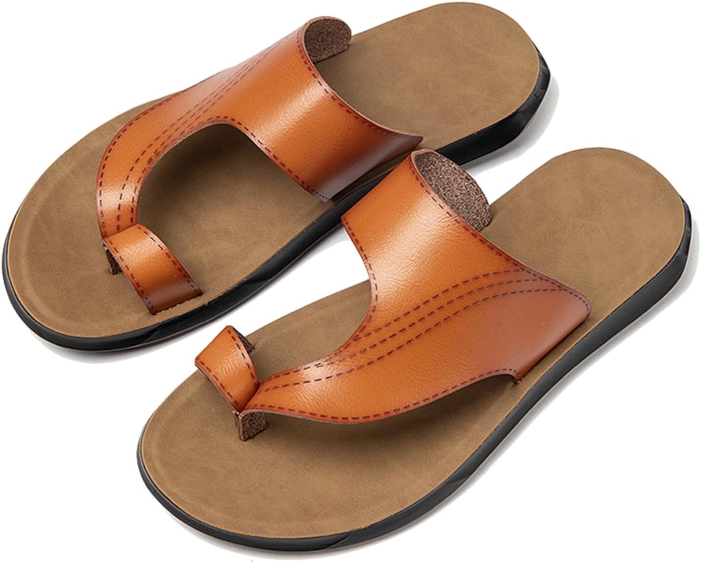 

WCXTY Мужские ортопедические сандалии для улицы, летние пляжные шлепанцы при плантарном фасциите, модные дышащие тапочки при вальгусной деформации большого пальца, желтый