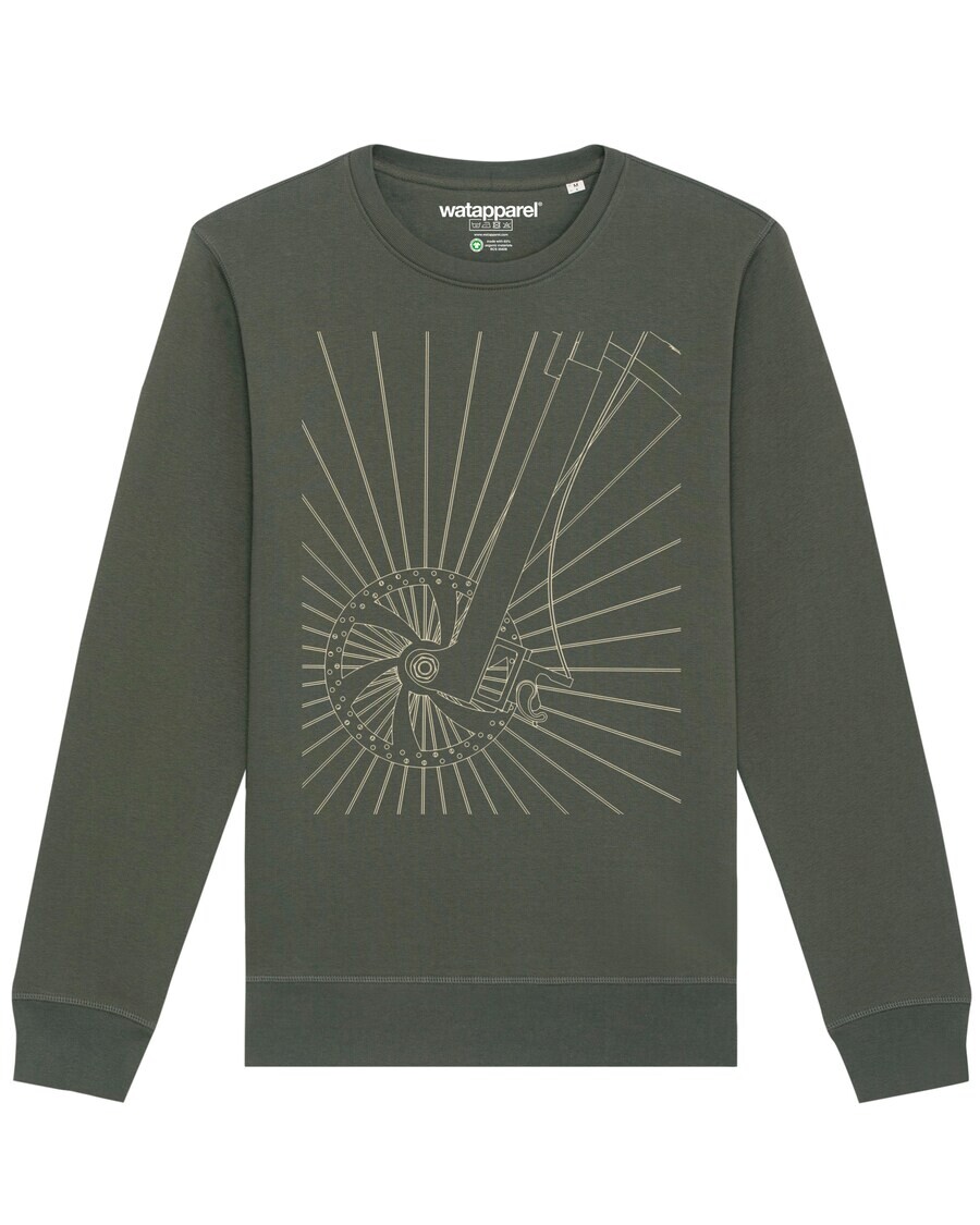 

Свитер Watapparel Sweatshirt Fahrradspeichen, оливковый