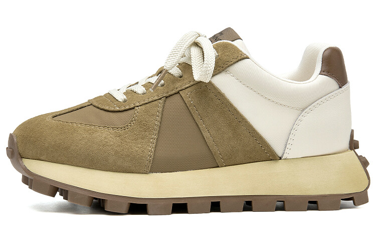 

Кроссовки Beau Today Lifestyle Shoes Women's Low-top Khaki Green, хаки/зеленый