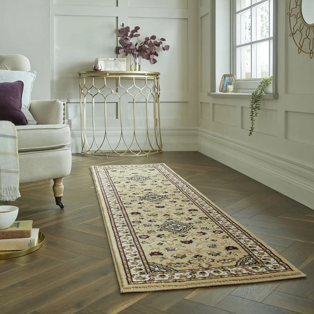 

Ковер FLAIR RUGS "Шерборн", прямоугольный 60х300 см, бежевый