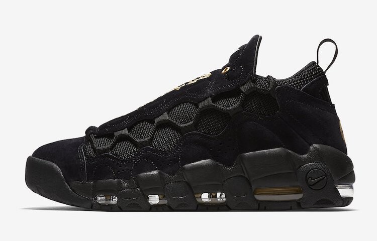 Кроссовки Nike Air More Money 'Chinese Yuan', черный — фото 4