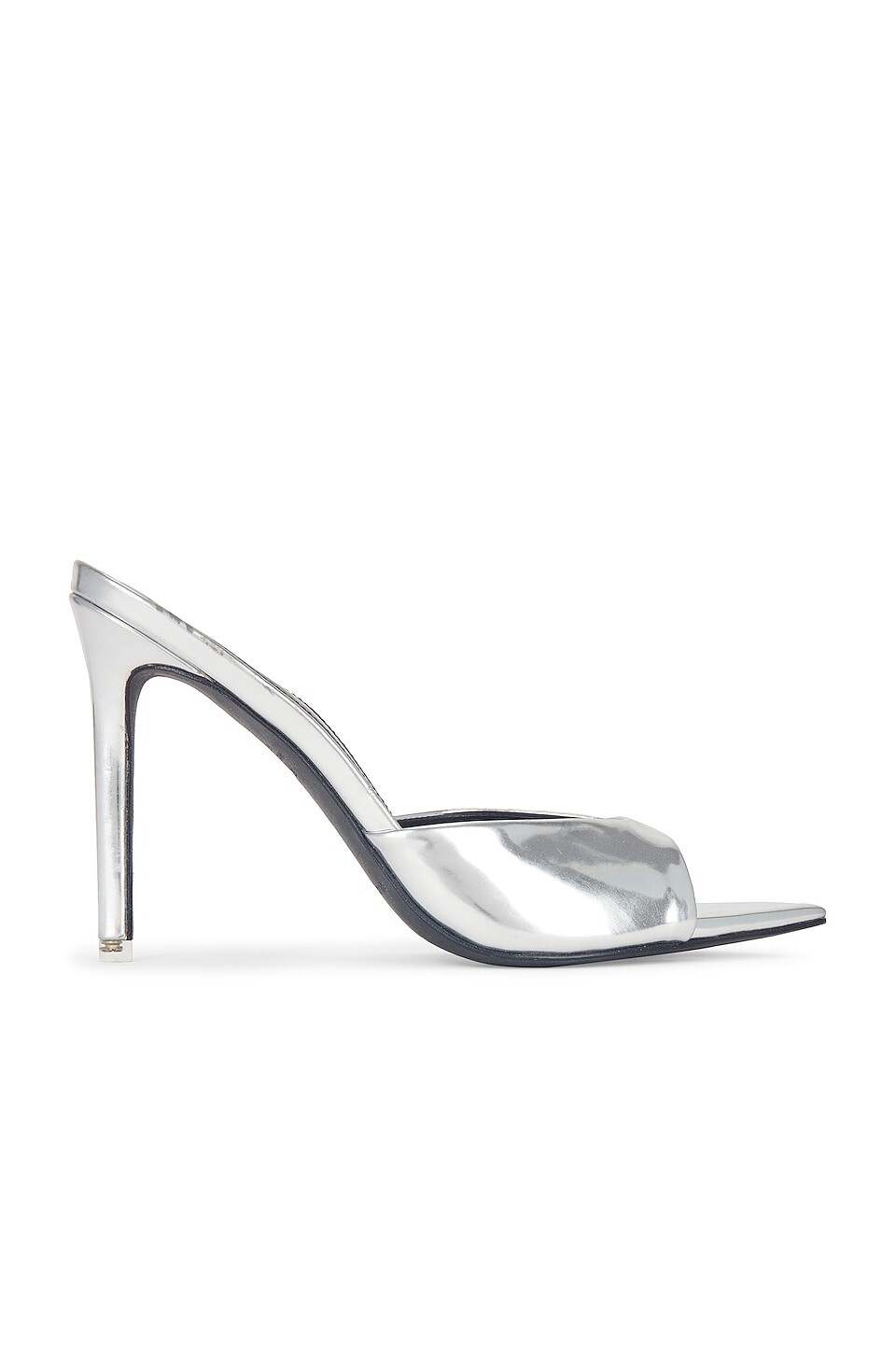 

Мюли BLACK SUEDE STUDIO Brea, цвет Silver Mirror Metallic