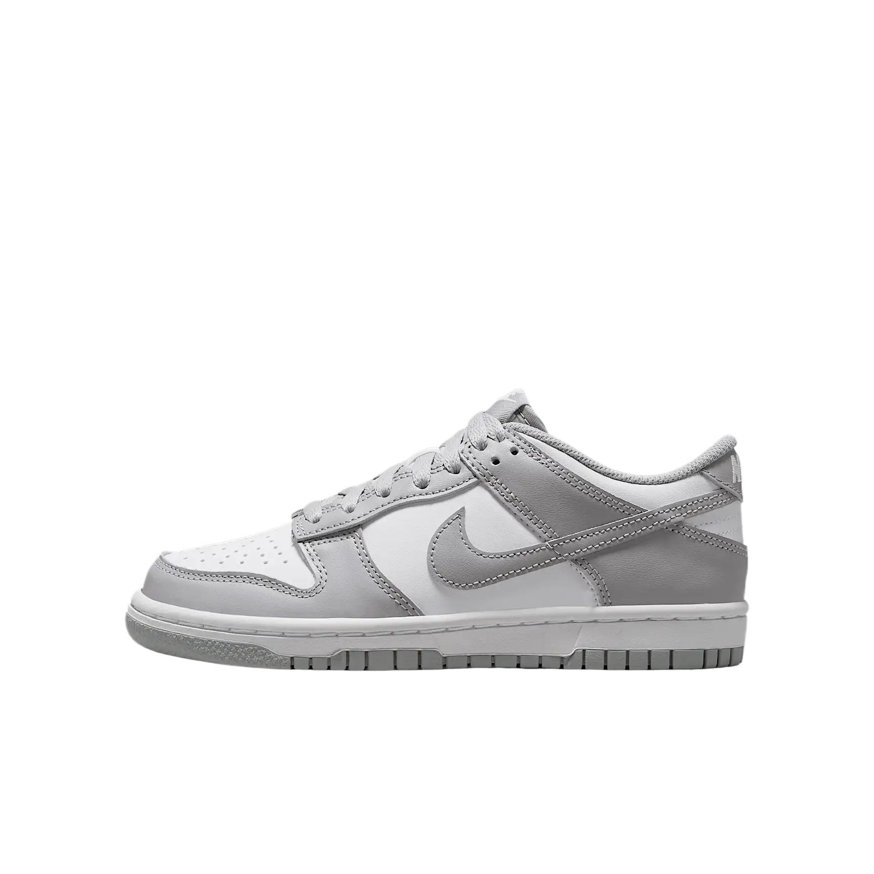 

Баскетбольные кроссовки Dunk для детей и подростков Nike, белый/серый