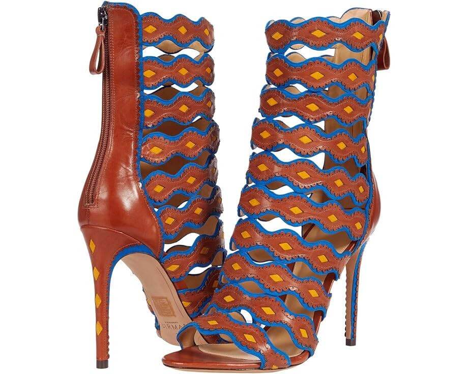 

Ботинки Alexandre Birman Nordestine 100, цвет Rust Marigold Sapphire