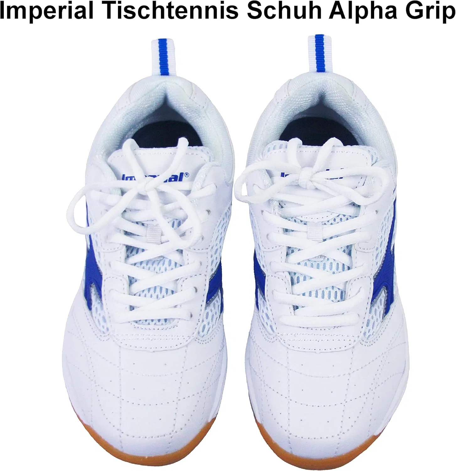 Кроссовки для настольного тенниса Imperial Alpha Grip - TT Special - Schütt Table Tennis, White — фото 3
