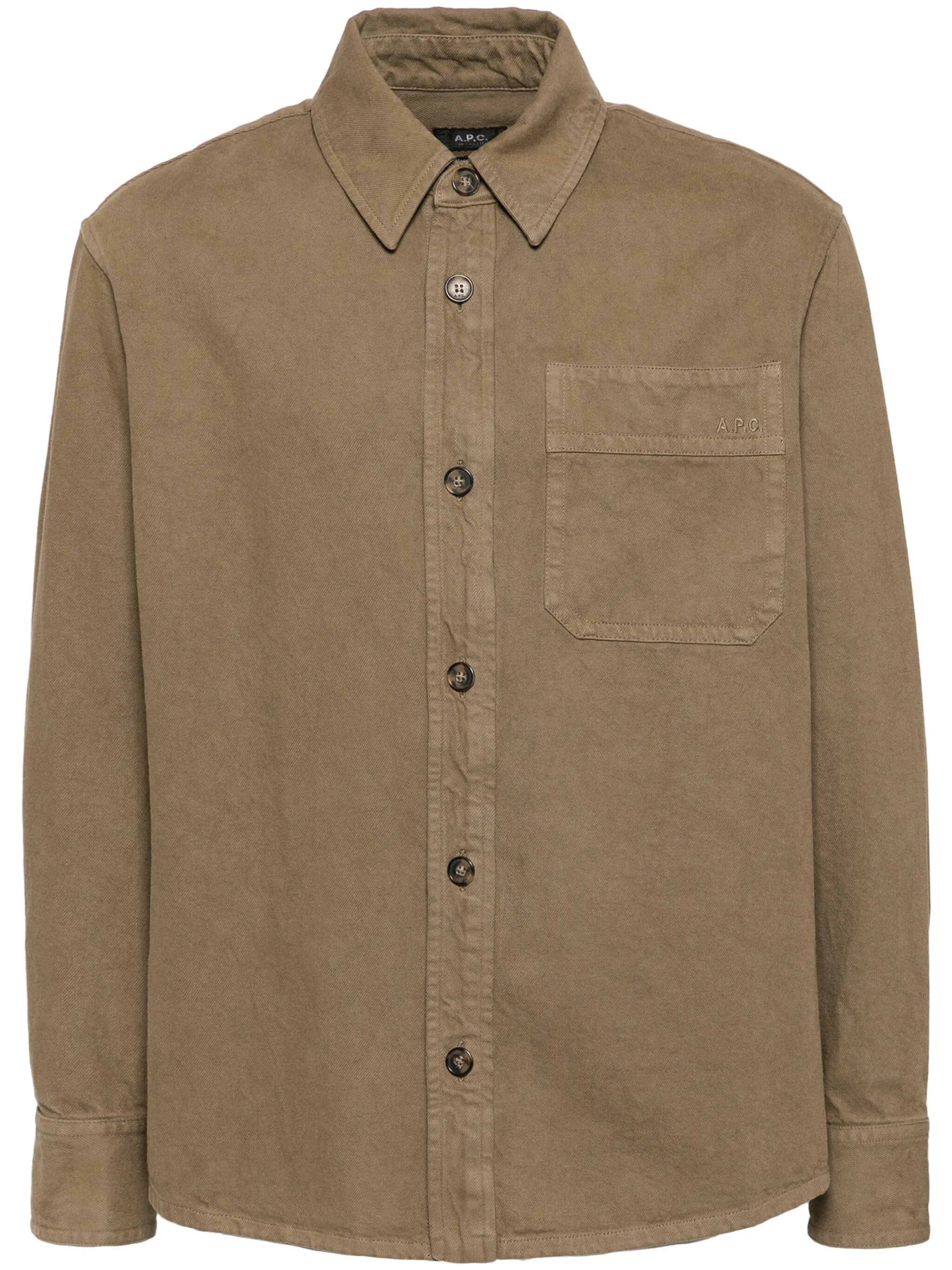 

Рубашка Basile Brodee A.P.C., коричневый