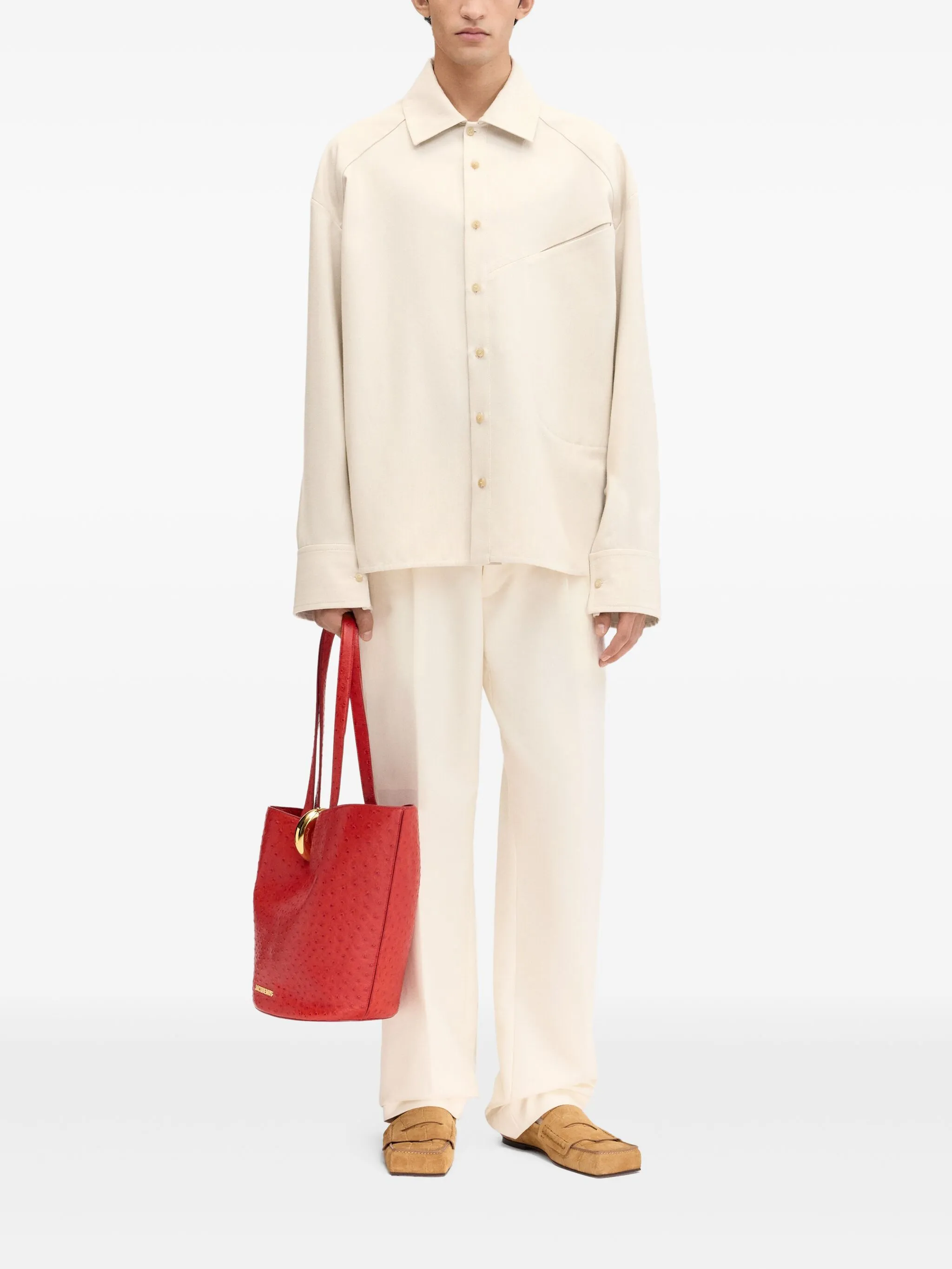 Рубашка The Bateau Jacquemus, бежевый — фото 2