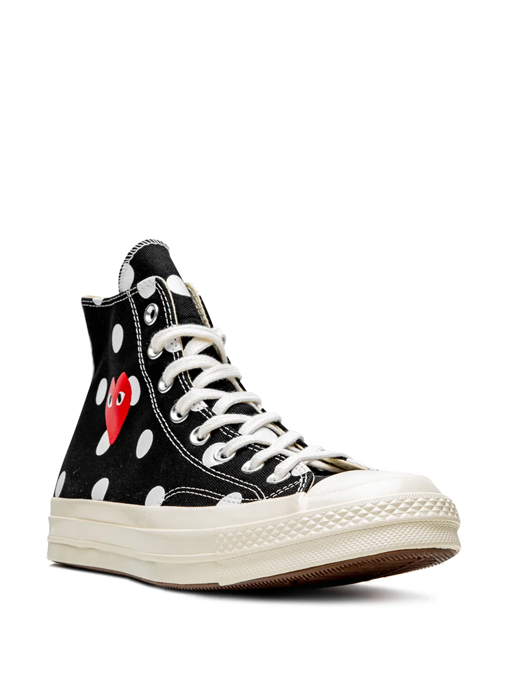 Высокие кеды Chuck 70 Comme Des Garçons Play x Converse, черный — фото 2