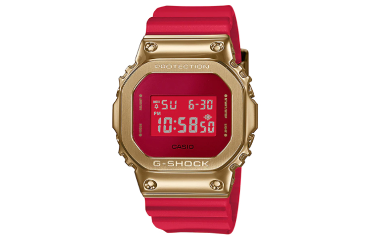 

CASIO Часы Men Full Metal Series Red Watch GM-5600CX-4, Red Watch Dial (Regular Watch Box)