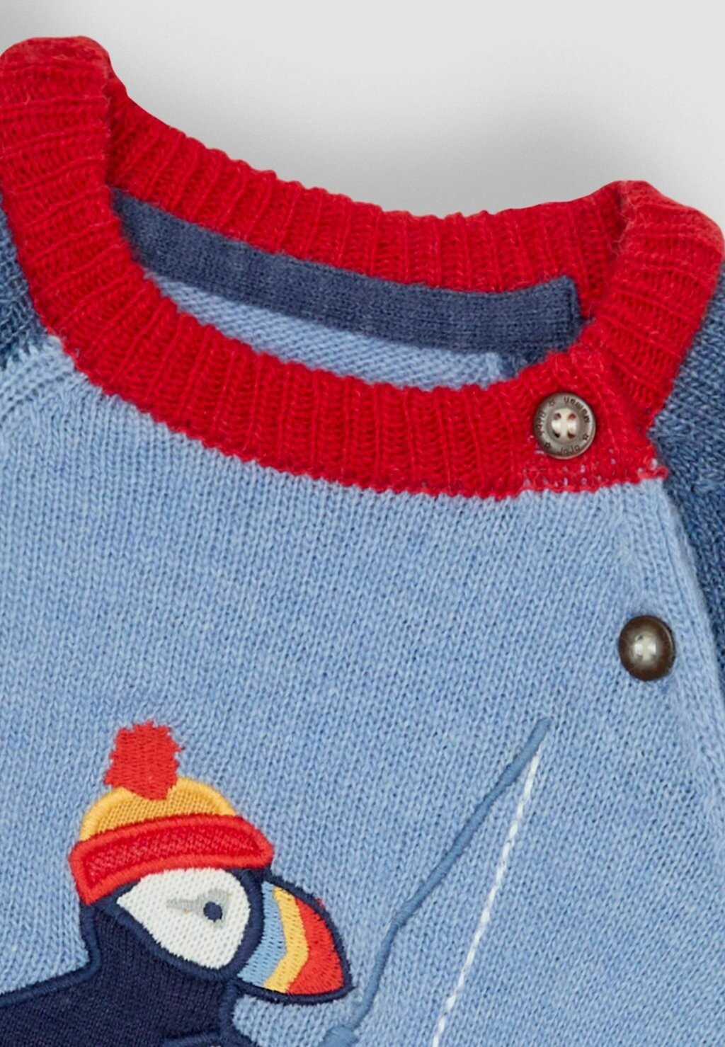

Вязаный свитер PUFFIN, REGULAR FIT JoJo Maman Bébé, синий
