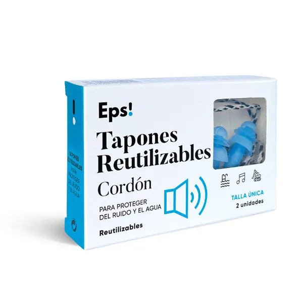 

Для защиты от шума и воды Tapones Reutilizables Cordón Eps, 2 UD