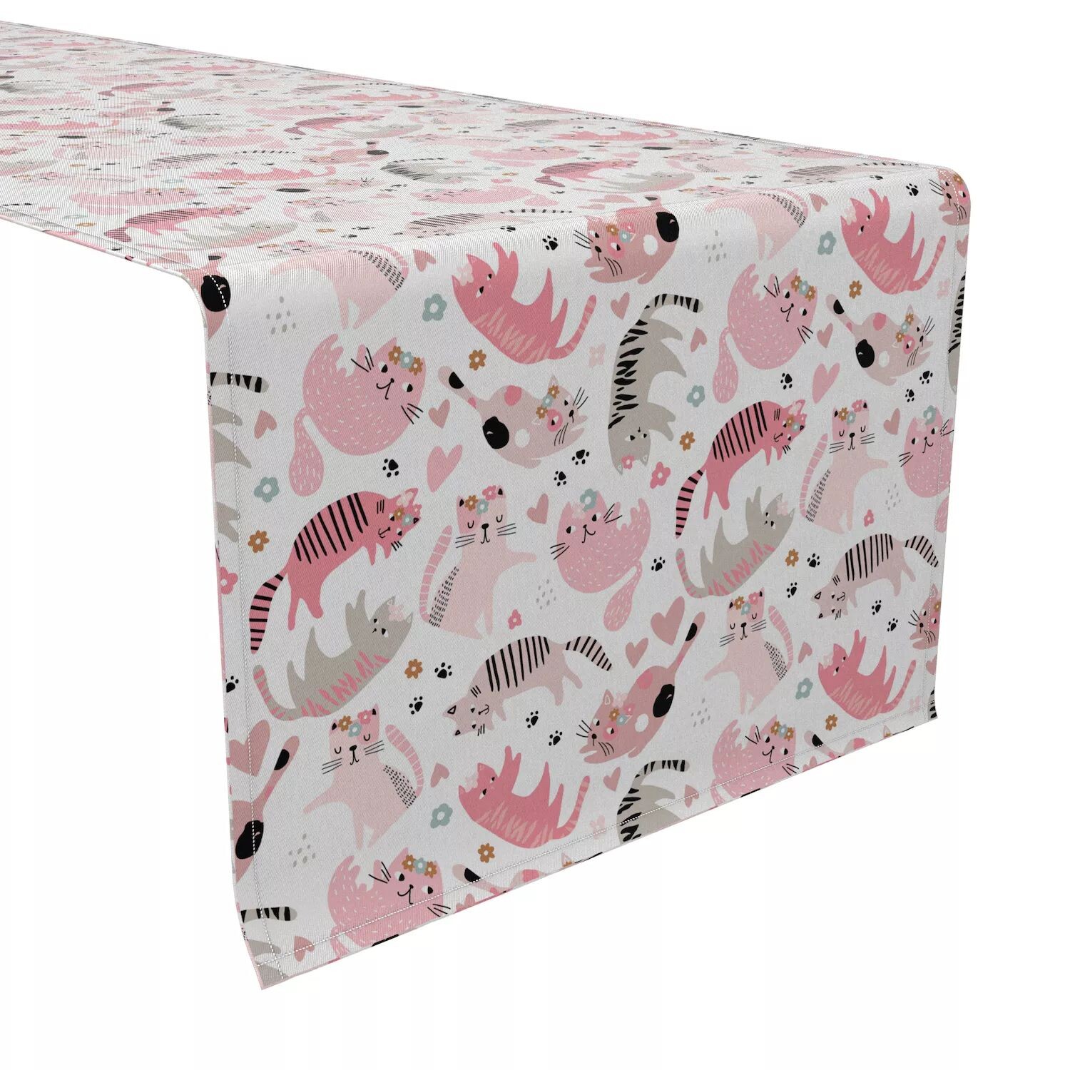 

Настольная дорожка, 100 % хлопок, 16x108 дюймов Princess Kittens