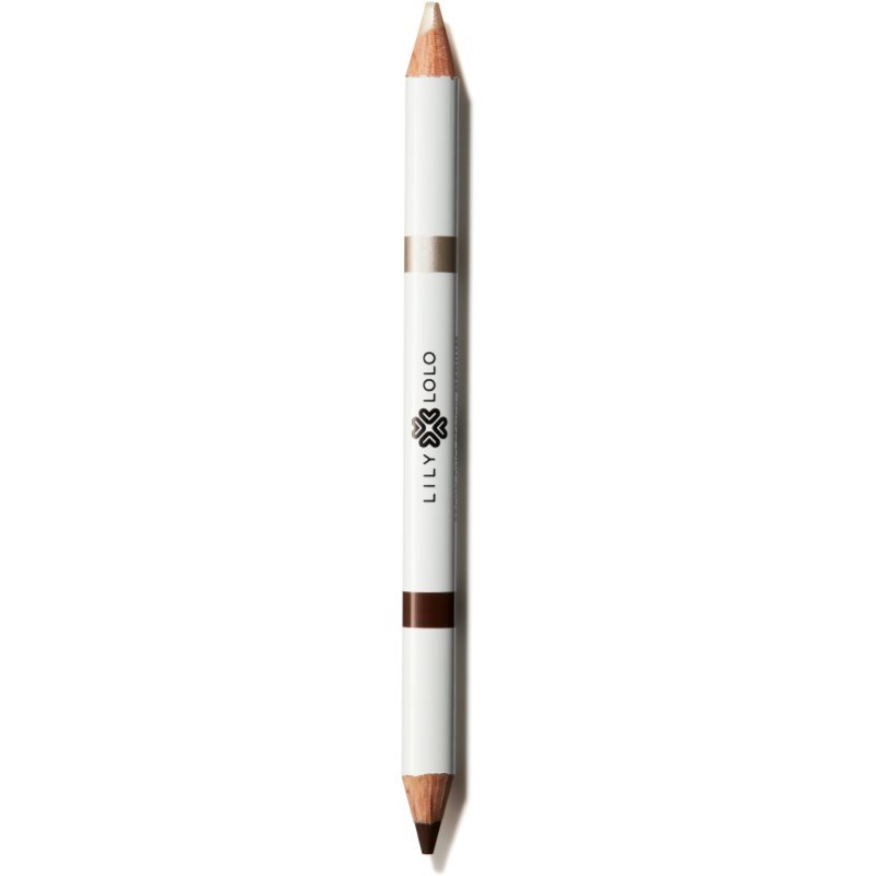 

Lily Lolo, Brow Duo Pencil, карандаш для бровей, оттенок средний, 1,5 г