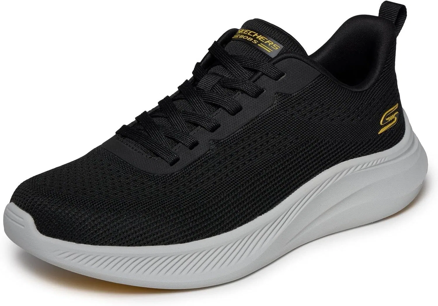 Мужские кроссовки Skechers Bobs Moda Flex, Black Knitted