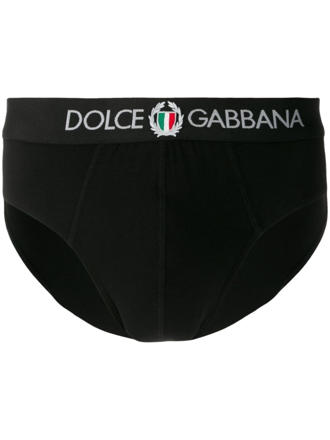 

Dolce & Gabbana трусы-брифы с вышитым логотипом, черный