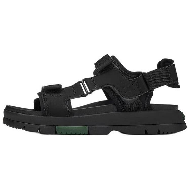 Пляжные сандалии женские черные Lacoste